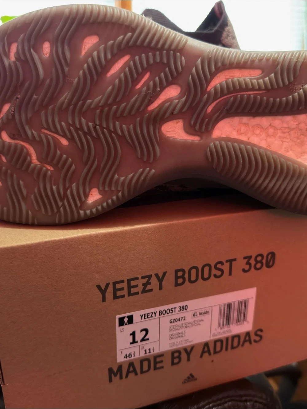 Adidas Yeezy Boost 380 Stone Salt - Size 12 Men’s w/ OG Box GZ0472